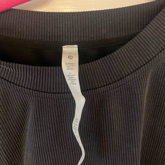 Lulu lemon ribbed soft stream sweatshirt size 12 - Picture 2 of 4